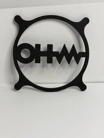 OHM themed custom fan cover